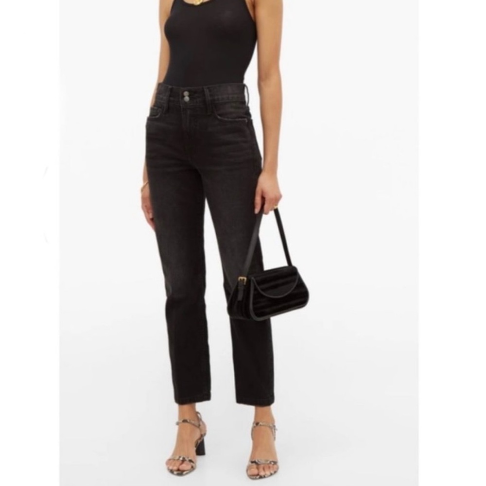 FRAME Heritage Le Sylvie Slender Slim Straight Fit High Rise Jeans - 28